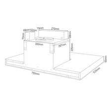 Load image into Gallery viewer, Sakura M-3000 Series Range Hood: Powerful, Stylish, and Made in Taiwan