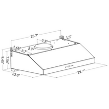 Load image into Gallery viewer, Sakura R-3311 30" Range Hood: Powerful Ventilation, Modern Design