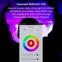 Load image into Gallery viewer, Arpha WiFi Smart Light Bulb with Multicolor and Remote Apps Control, Compatible with Alexa & Google