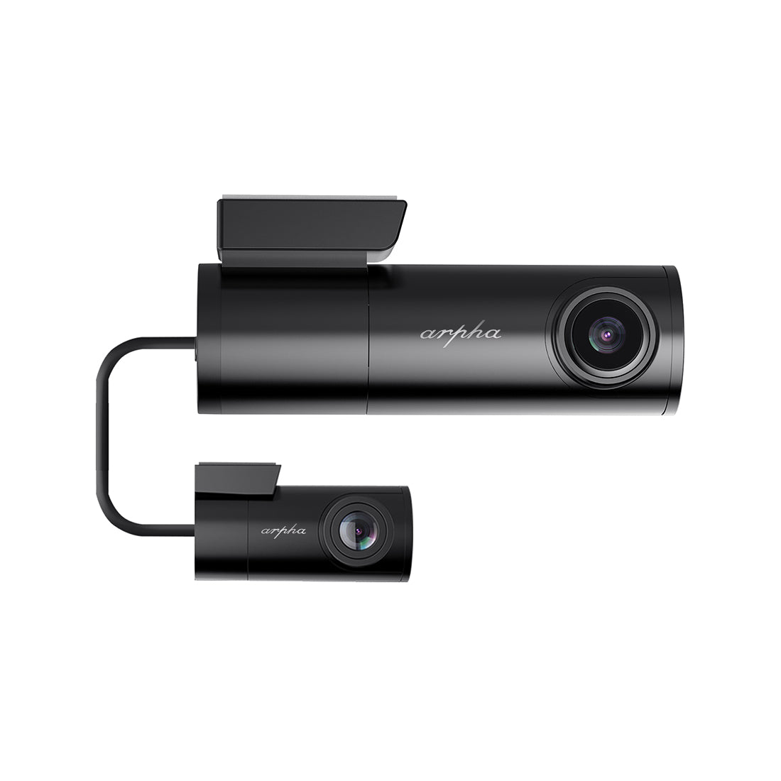 Arpha W01 Screenless 2K Wi-Fi/GPS Dash Cam with 1080P Rear Sony Sensor ...