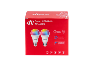 APone Smart Light Bulb RGB A19 E27 8W (2 Pack)