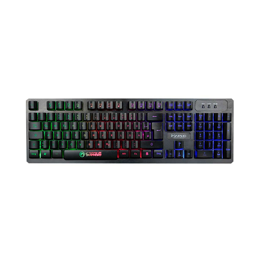 Marvo K616A Rainbow backlight 104 keys USB Membrane Gaming Keyboard