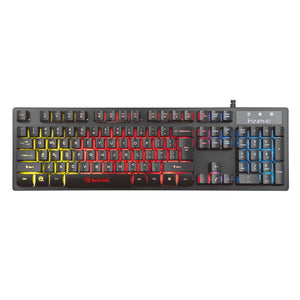 Marvo Wired LED Backlight 7-color Membrane Gaming Keyboard & Mouse Combo